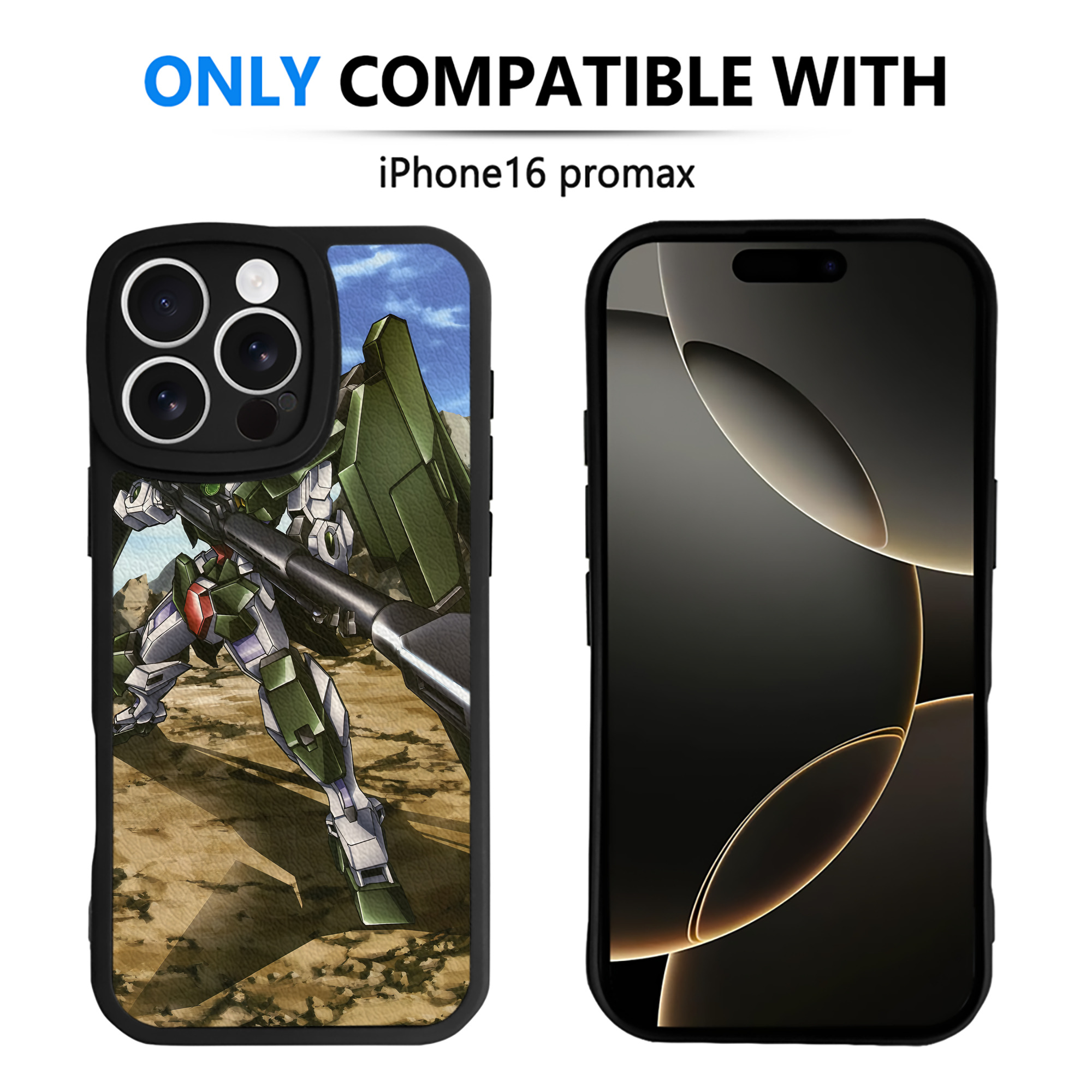 （画像用） 機動戦士ガンダム Mobile Suit Gundam 【iPhone 16シリーズ対応】シリコンスマホケース（レザー調） 材質：シリコン